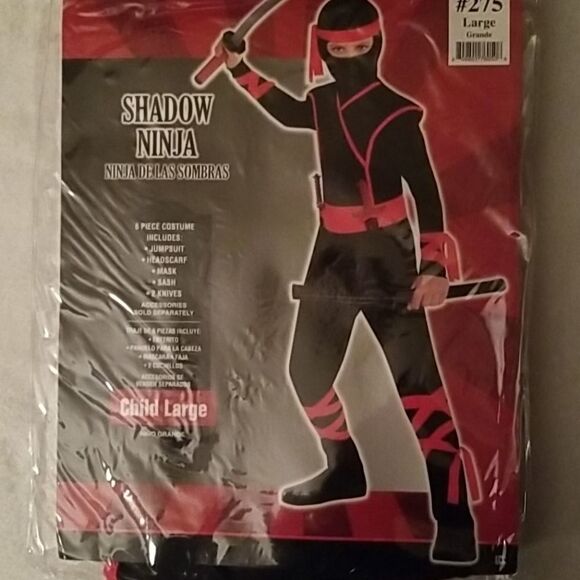 SHADOW NINJA NWOT CHILD SZ LARGE 12-14 - Picture 1 of 4